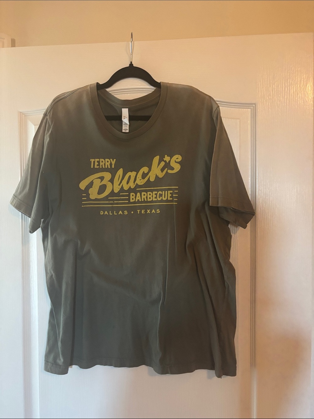 Bella Canvas Olive Green Tee with Yellow Logo